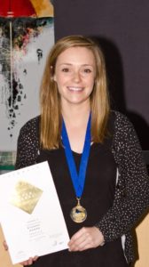Talented Eleanor awarded Gold Medal in the Victoria Worldskill Olympics
