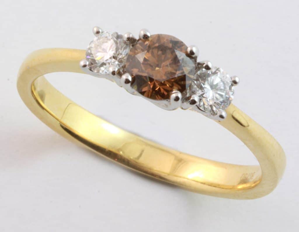 Cognac clearance diamond rings