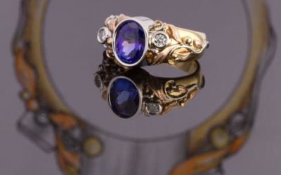 Custom designed Tanzanite ring
