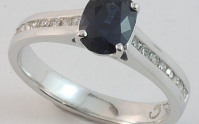 c111: Sapphire & Diamond Ring