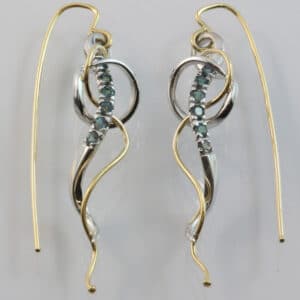 Abrecht Bird Jewellers, Greg John, Alexandrite earrings, hand crafted earrings, Alexandrite, Abrecht Bird Jewellers, colour change earrings