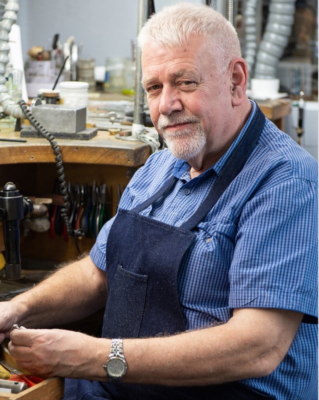 Greg John, Abrecht Bird Jewellers, Master Jeweller, custom made jewellery, Melbourne jewellers